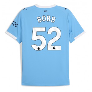 Manchester City Oscar Bobb #52 Hjemmebanetrøje 2025-26 Kortærmet